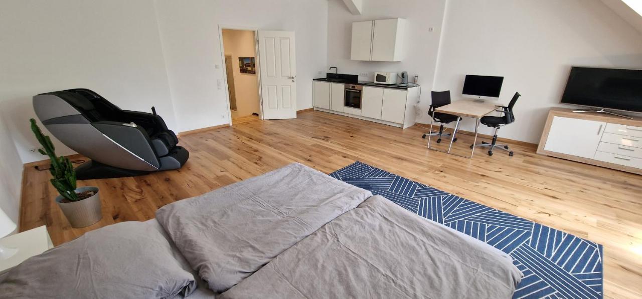 Apartment Mit Parkblick & Massagestuhl Leipzig Ngoại thất bức ảnh